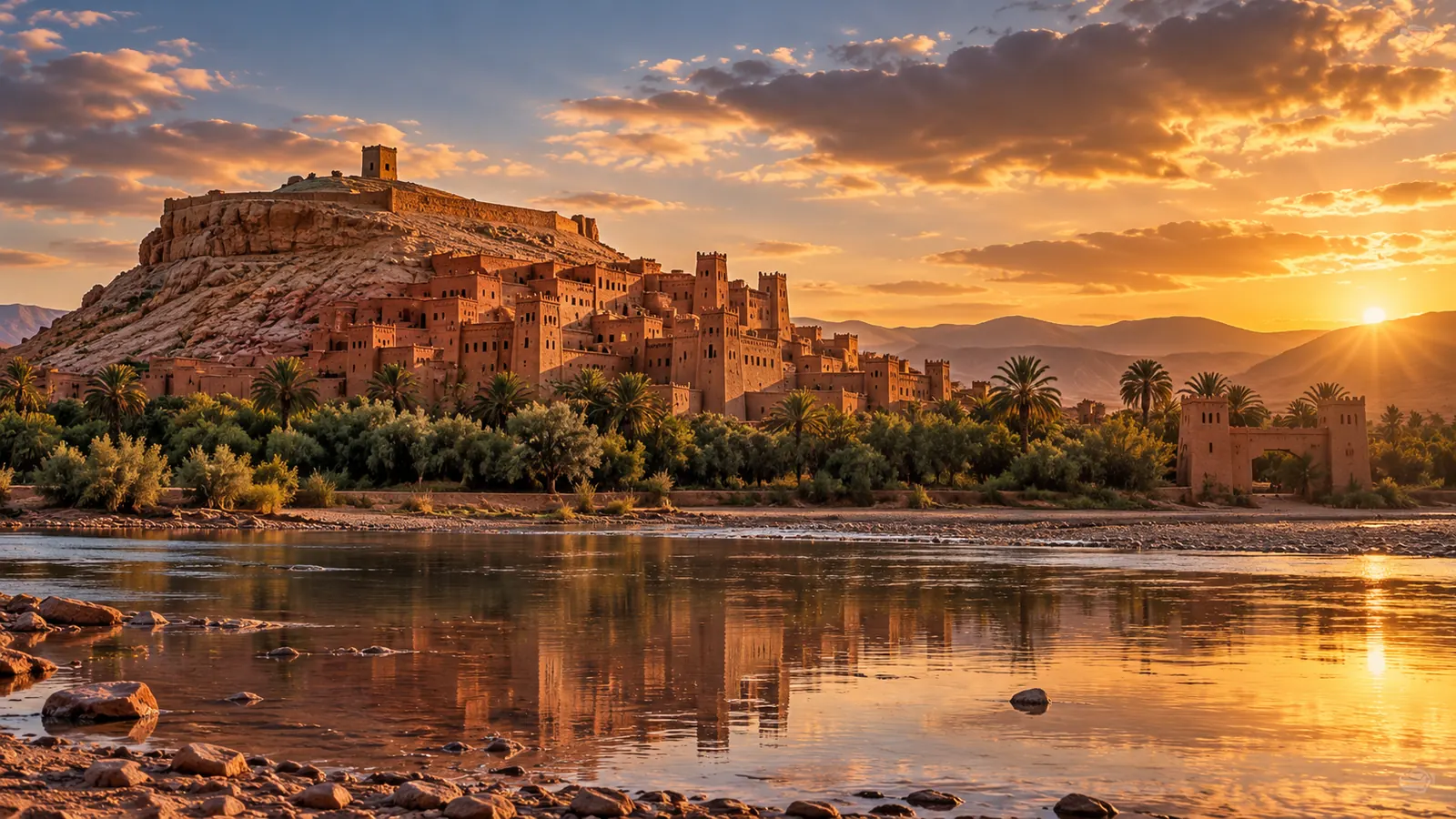 Tour de 3 dias: Marrakech, Ait Ben Haddou, Drâa Valley e Zagora