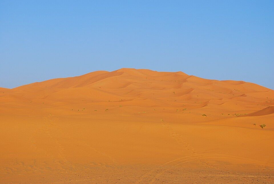 Dunes around Merzouga on a two day 4x4 route